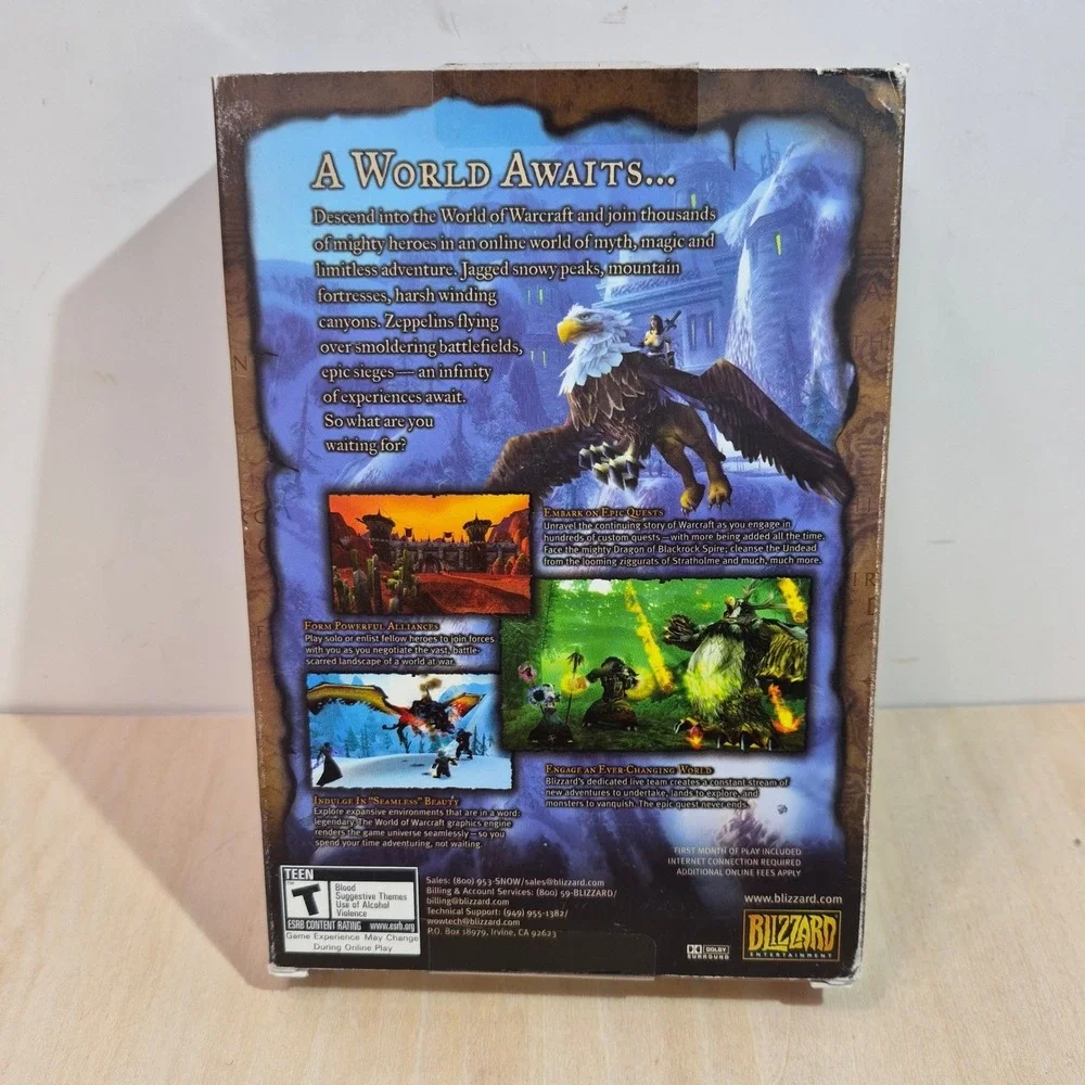 World of Warcraft PC Game‎ Blizzard Entertainment 2004 Game of the Year